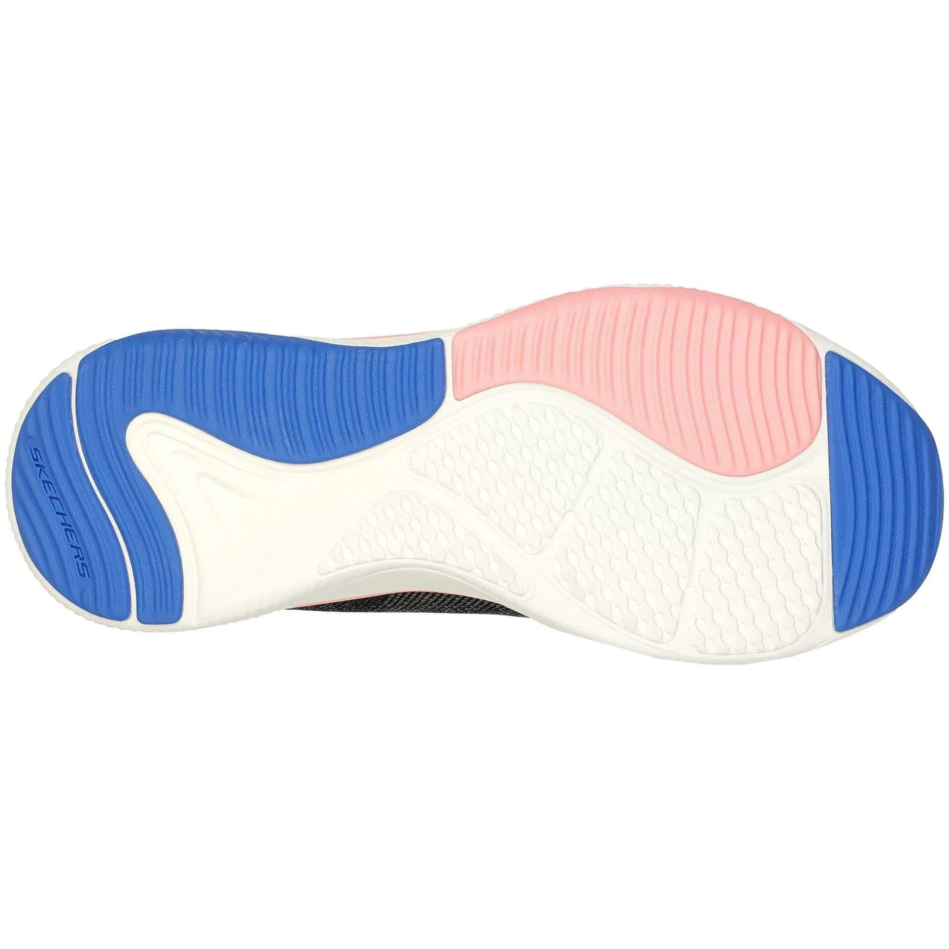 Skechers D'Lux Fitness Womens Training Shoes - Black Soft Collar Lining