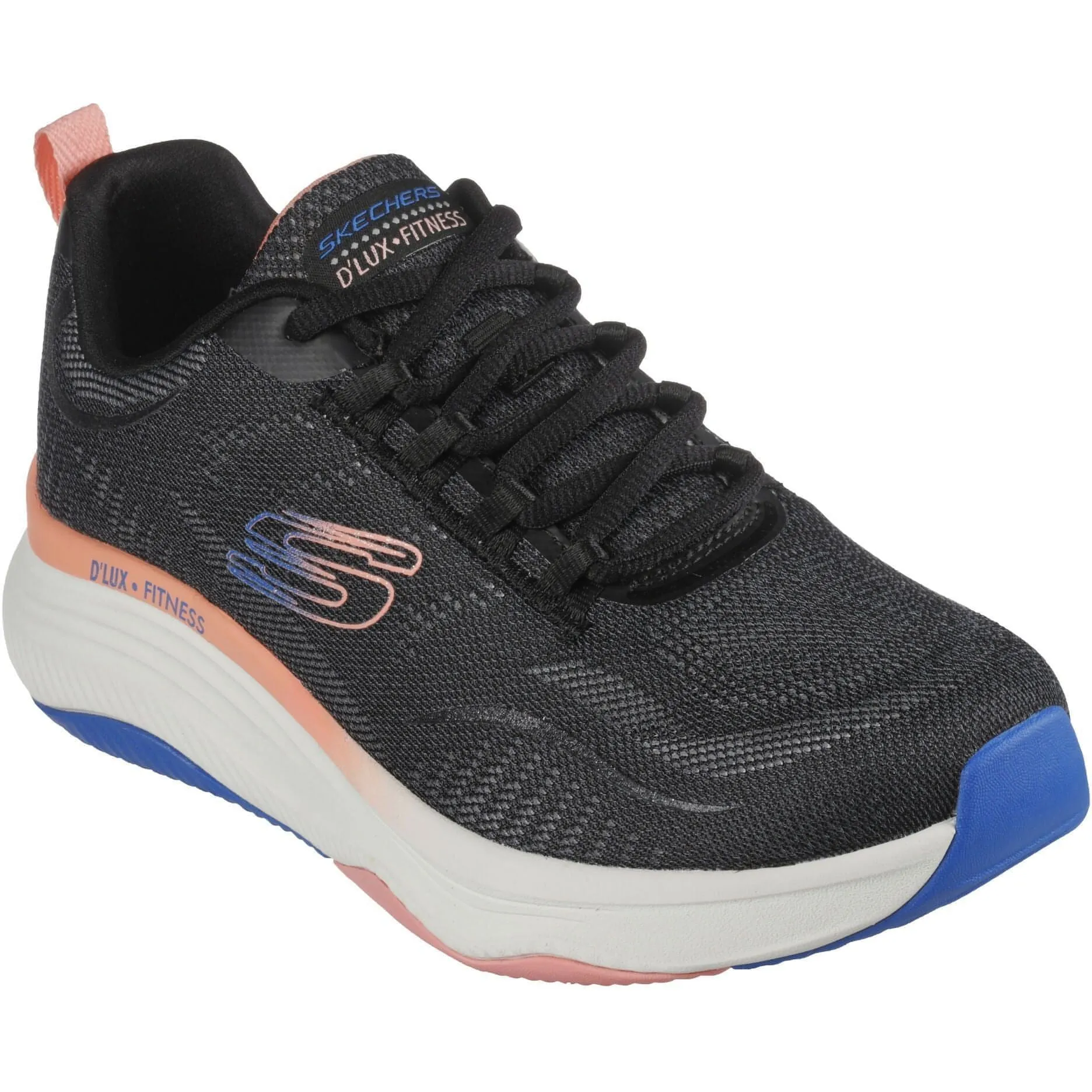 Pilates Cool Skechers D'Lux Fitness Womens Training Shoes - Black