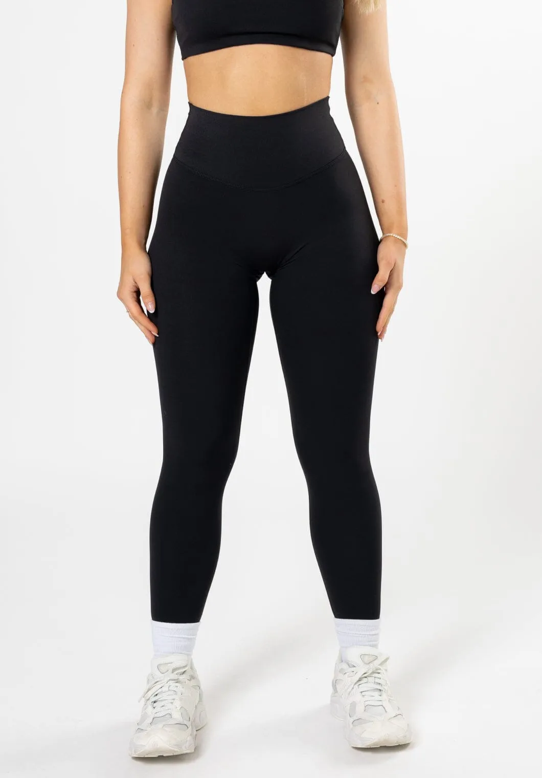 Dance Practice Rib Knit RecStretch? Original Sculptseam? Legging Black