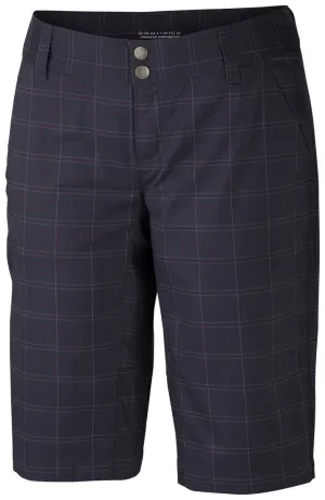 Versatile Fit Active Wear Shorts Columbia Women Blue Saturday Trail II Plaid Short (Sun Protection)