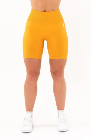 Chic Comfort High Waist Unlimited Seamless Shorts - Orange