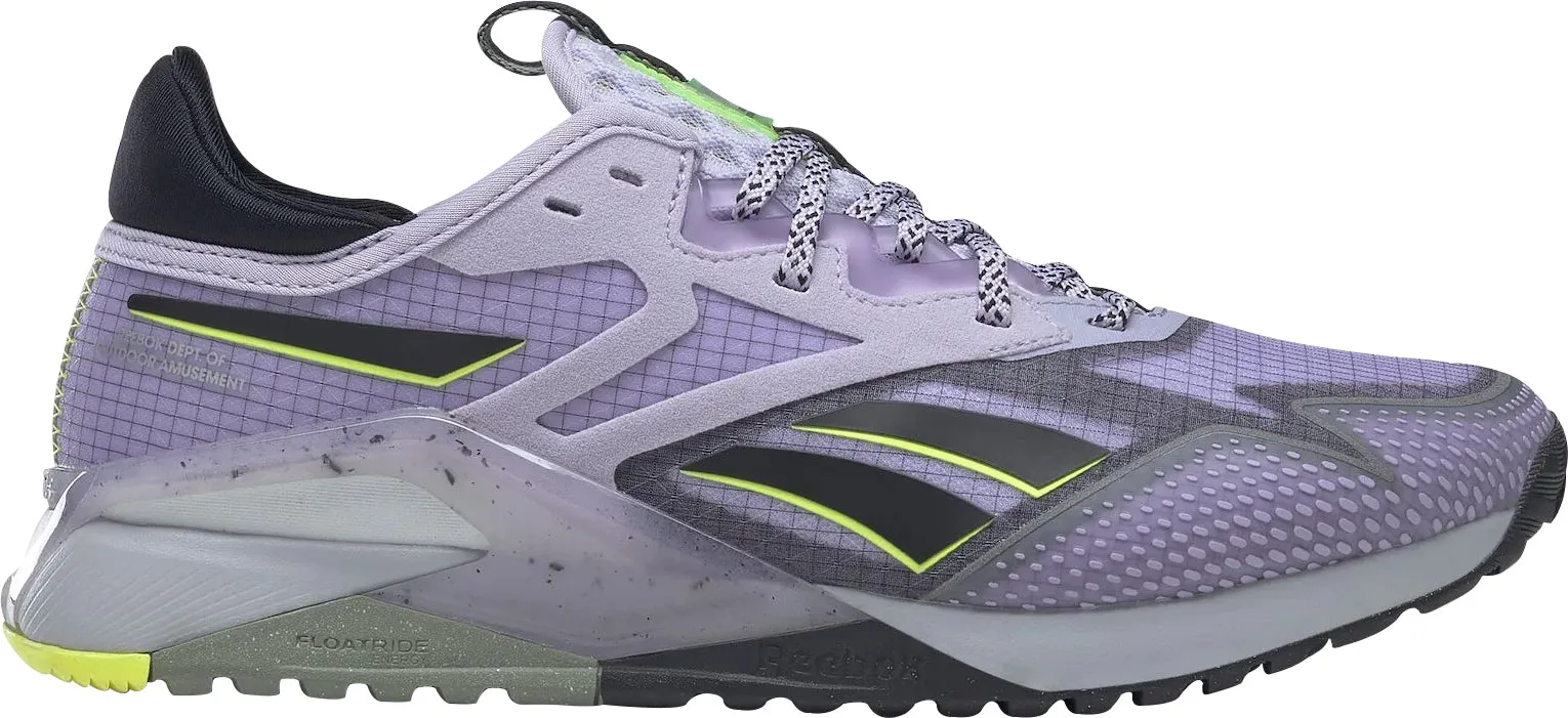 Reebok Nano X2 TR Adventure Womens Training Shoes - Purple Flexible Rocker Sole