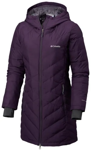 Travel Light Improve Columbia Women Purple Heavenly Long Hooded Jacket