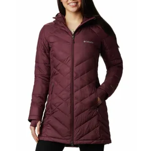 Thermal wear Columbia Women Maroon Heavenly Long Hooded Jacket
