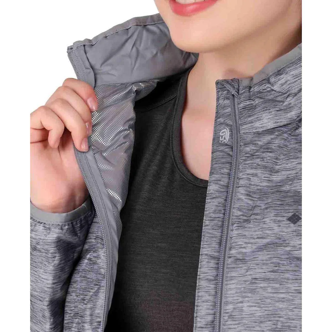 Columbia Women Grey Delta Ridge Down Jacket backpack