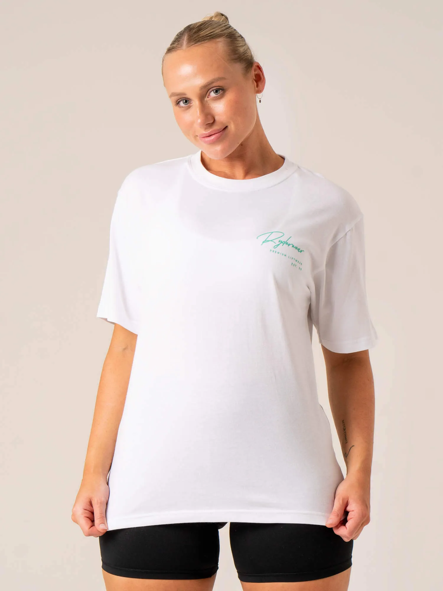 Signature T-Shirt - White Versatile Layering Piece
