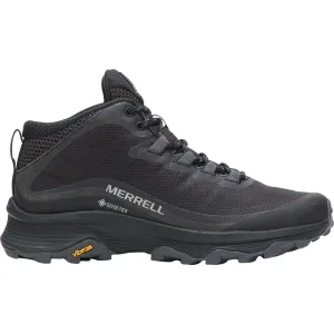 Good Traction Joy Mood Merrell Moab Speed Mid GORE-TEX Womens Walking Boots - Black