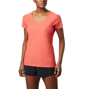WrinkleResistant Columbia Women Red Titan Ultra II Short Sleeve