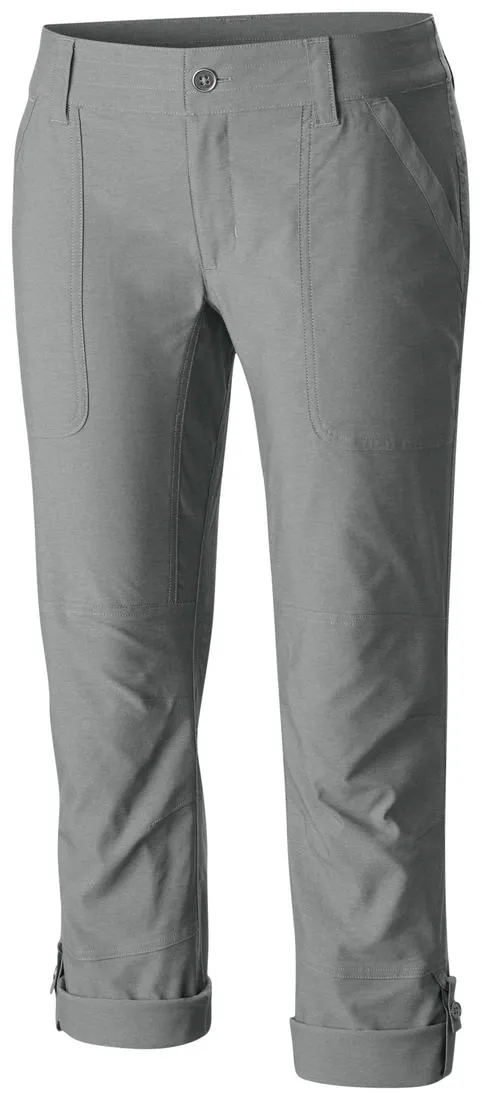 Columbia Women Black Pilsner Peak Pant (Sun Protection) Timeless Fit Cycling Fit