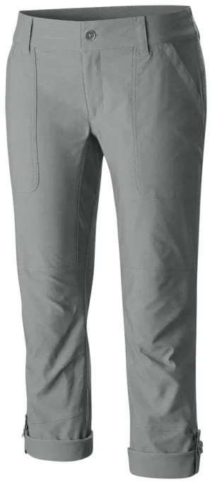 Columbia Women Black Pilsner Peak Pant (Sun Protection) Timeless Fit Cycling Fit