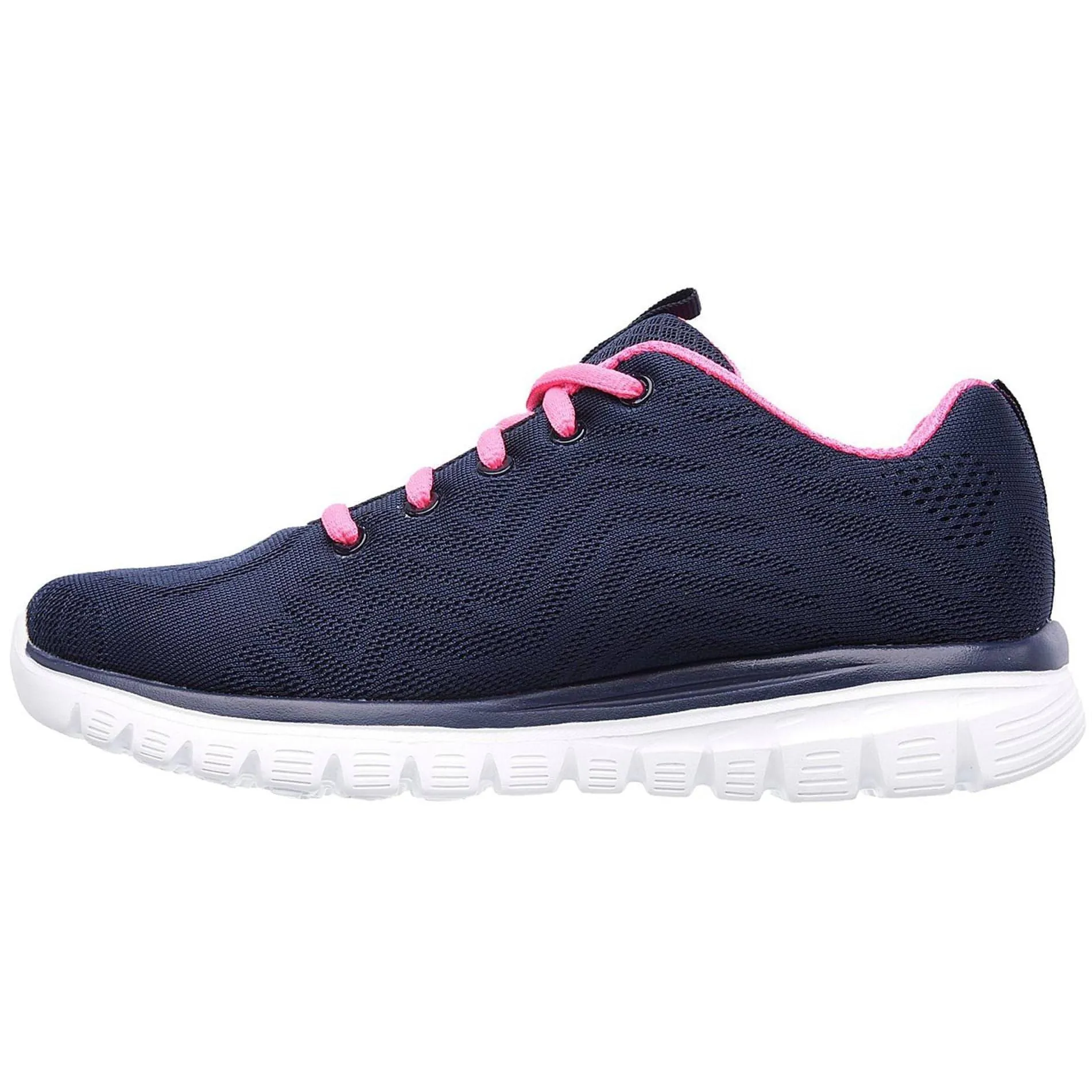 Skechers Graceful Womens Training Shoes - Navy Active Day Meadow Glow