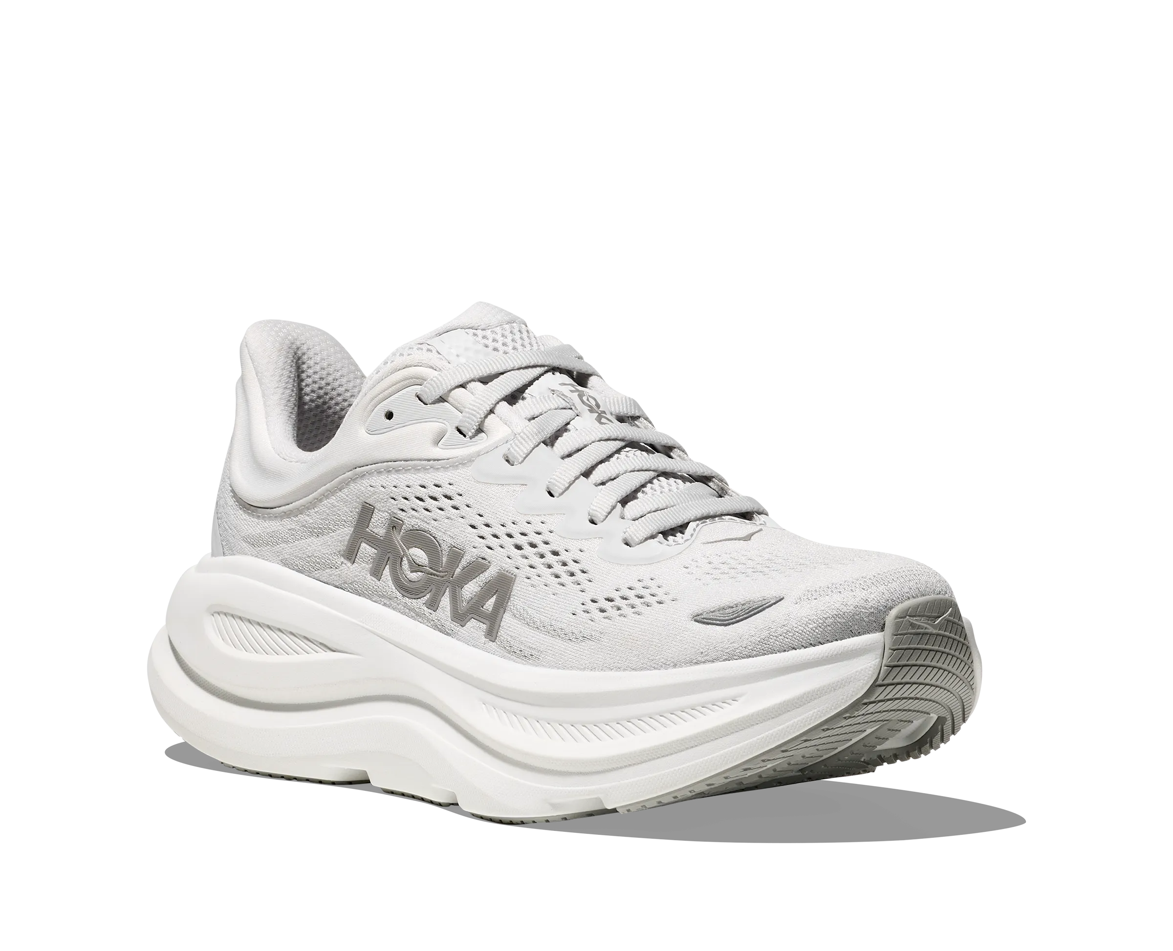 HOKA BONDI 9 WOMEN'S WIDE leather upper shoes Impact Protection System