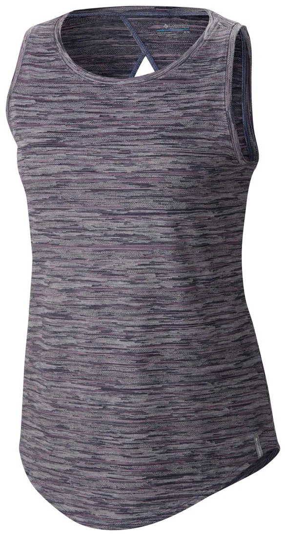 Columbia Women Blue Shimmering Light Tank Cozy and Soft