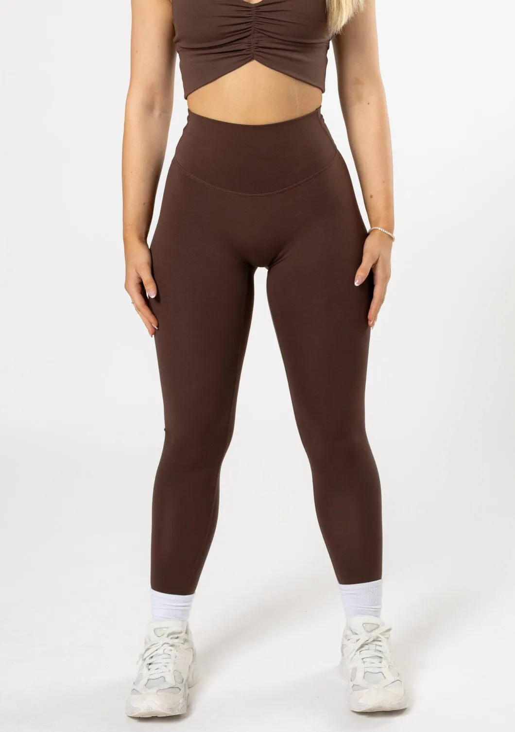 Reluna Original Sculptseam? Legging Walnut Double Layer Comfortable Stretch Wear