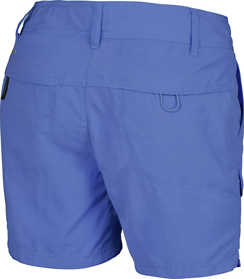 Columbia Women Blue Silver Ridge Short (Sun Protection) Sweat Wicking Technology
