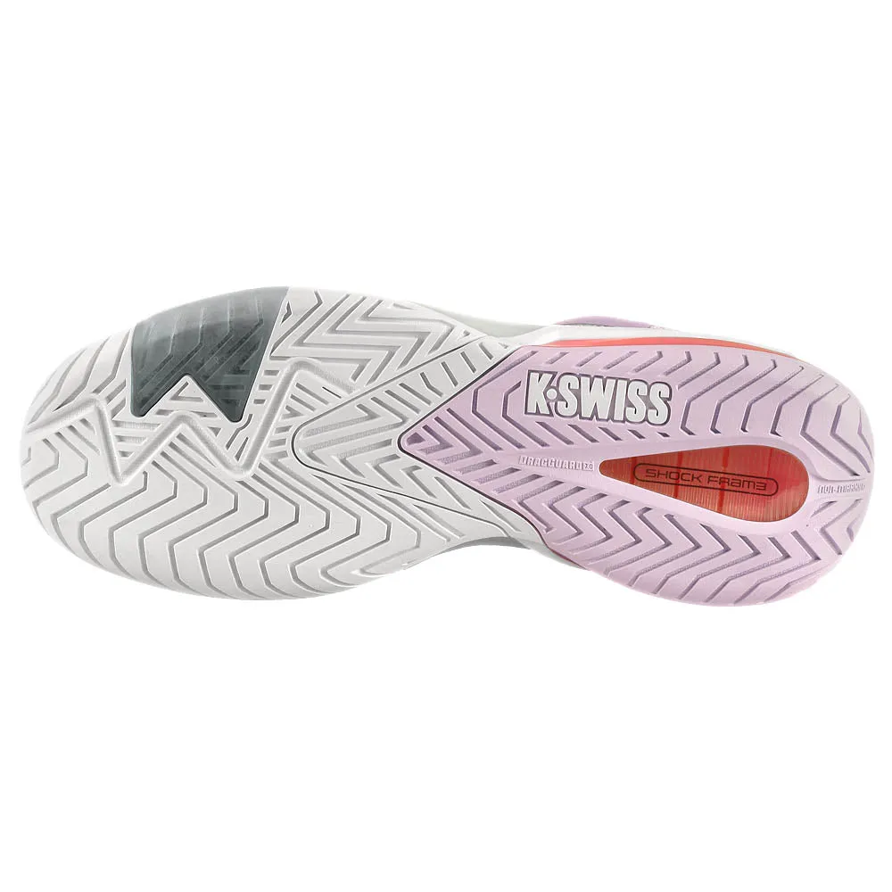 K-Swiss Women's Ultrashot 4 - White/Orchid Petal Narrow Fit
