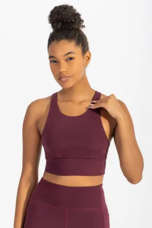 All day Fit Sports Bra Fig Core Stabilizing Fit