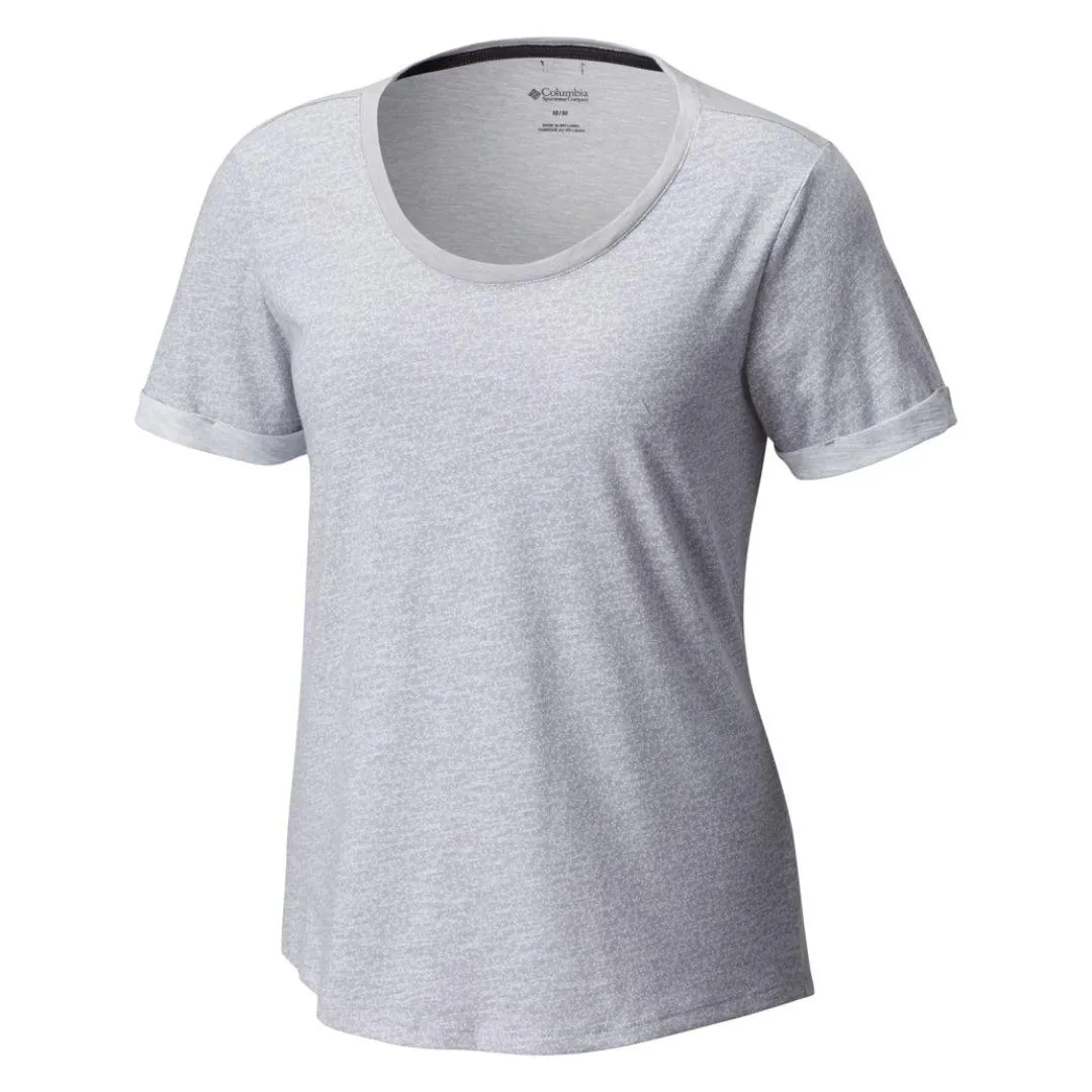 Airflow Mesh Panels Columbia Women Grey Sandy River Tee