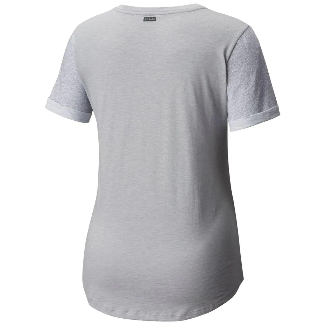 Chic Casual Wear Scoop neck Columbia Women Grey Sandy River Tee