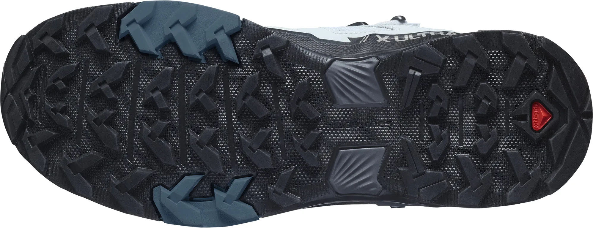 Salomon X Ultra 4 Mid GORE-TEX WIDE FIT Womens Walking Boots - Blue Flexible Fit Busy Professionals