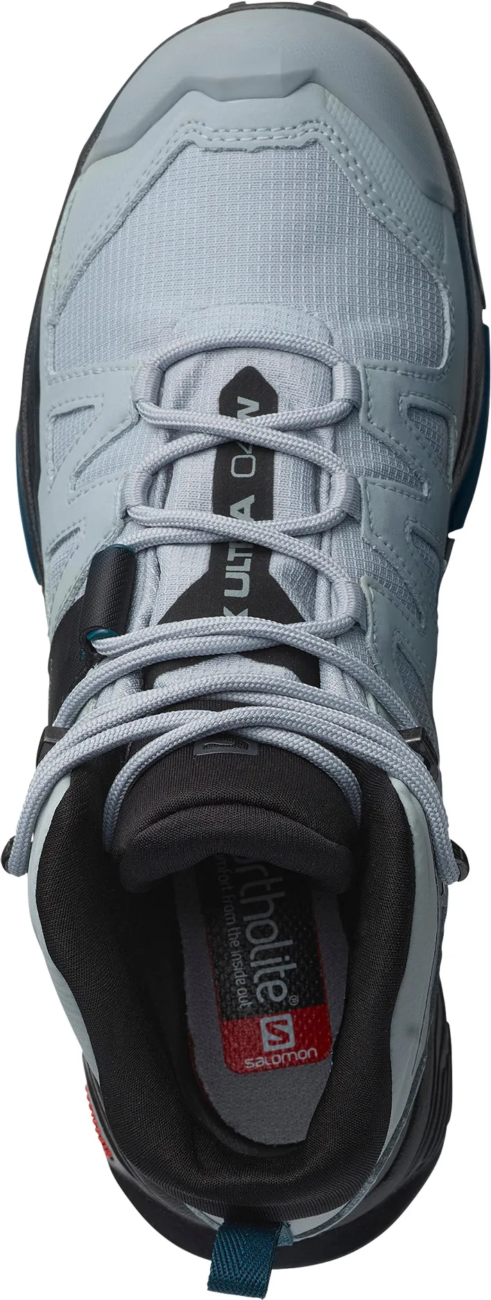 Salomon X Ultra 4 Mid GORE-TEX WIDE FIT Womens Walking Boots - Blue Tech Glow