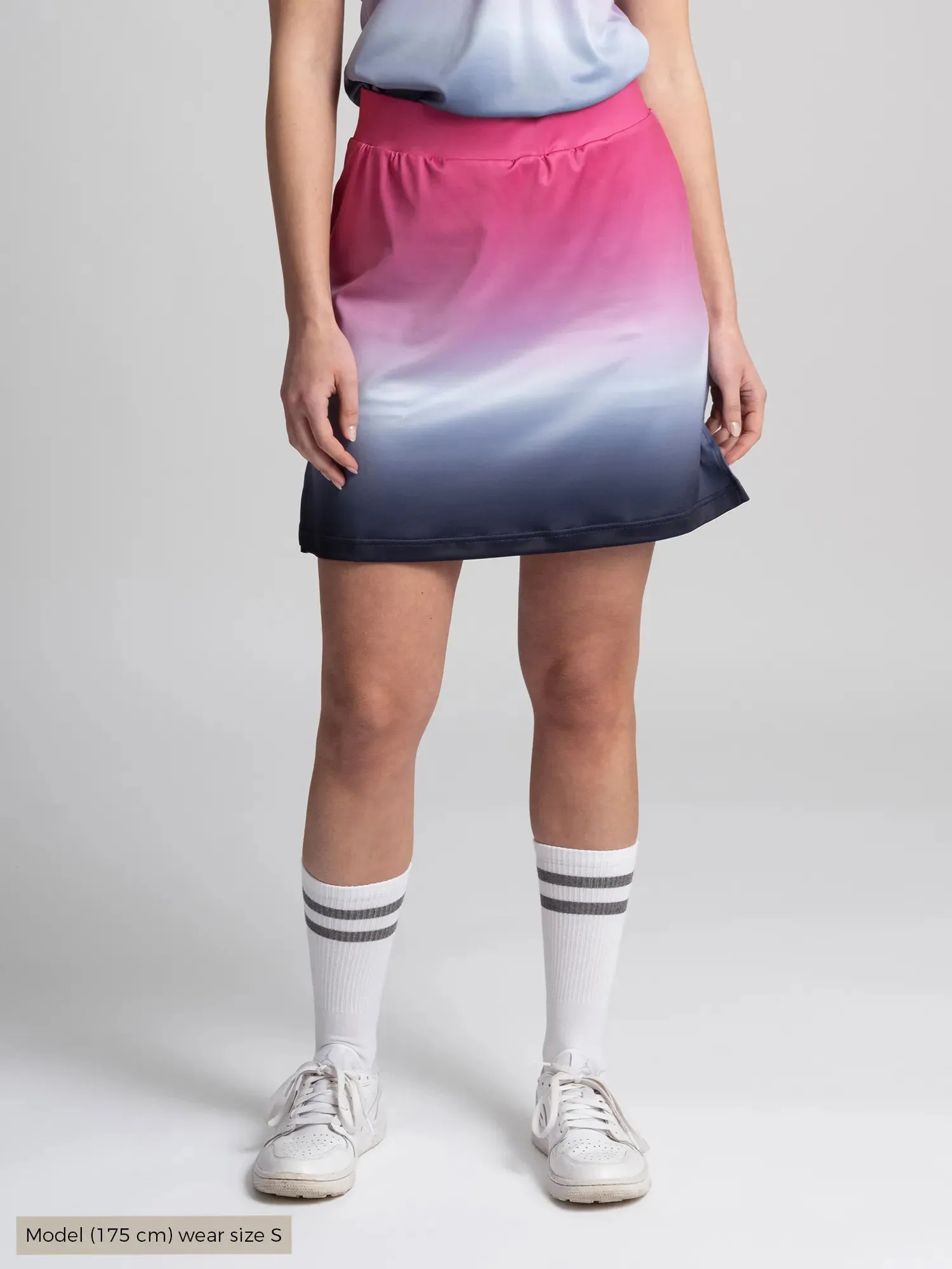 ribbed texture W STELLA SKORT LONG Raspberry Rose