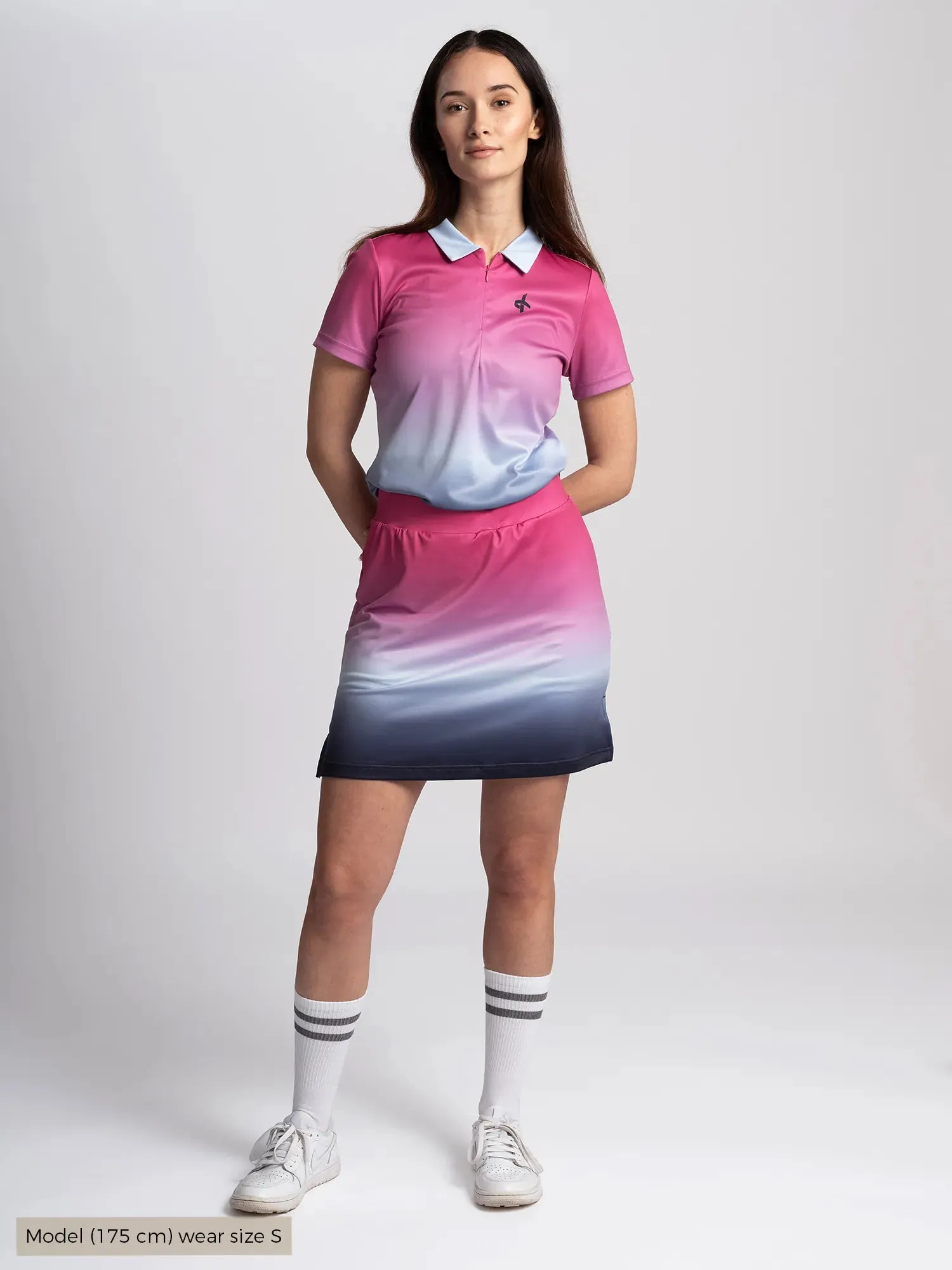 W STELLA SKORT LONG Raspberry Rose Fashion Details