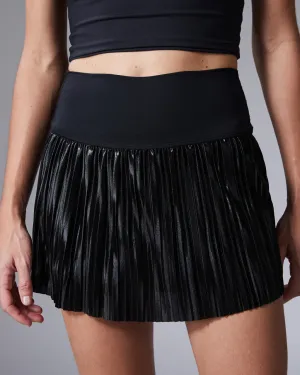 Saia plissado brilho (SA20) Refined Sophistication Side Pockets