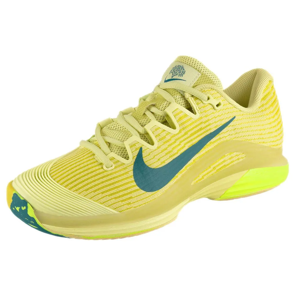Nike Women's Air Zoom Vapor 12 - Premium - Lumious Green/Mineral Teal Lace Lock Mechanism Torsion System Stability