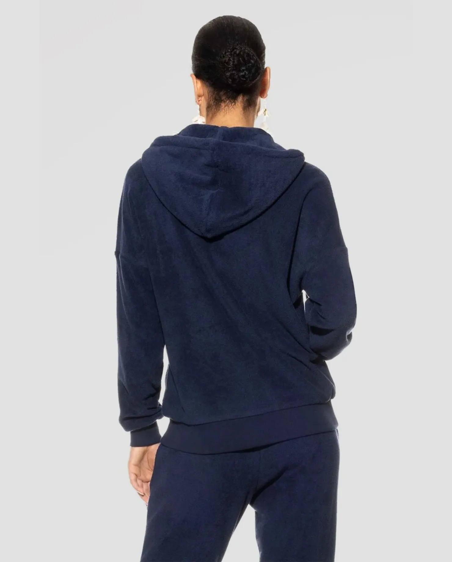 Hooded Cardigan Rebeca Series Blue comfort test waterproof