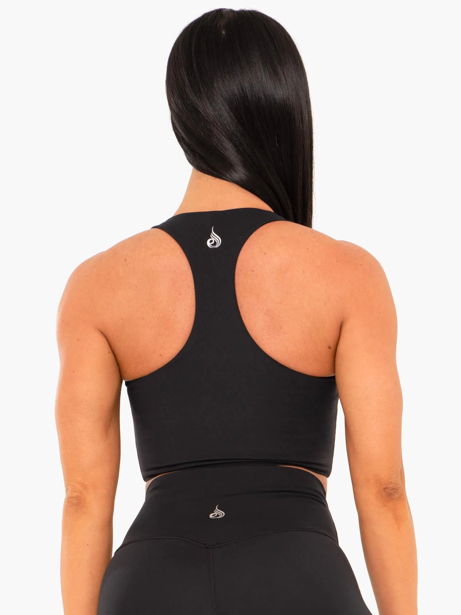 NKD Sports Bra - Black Coverstitch seams Amateur athletes