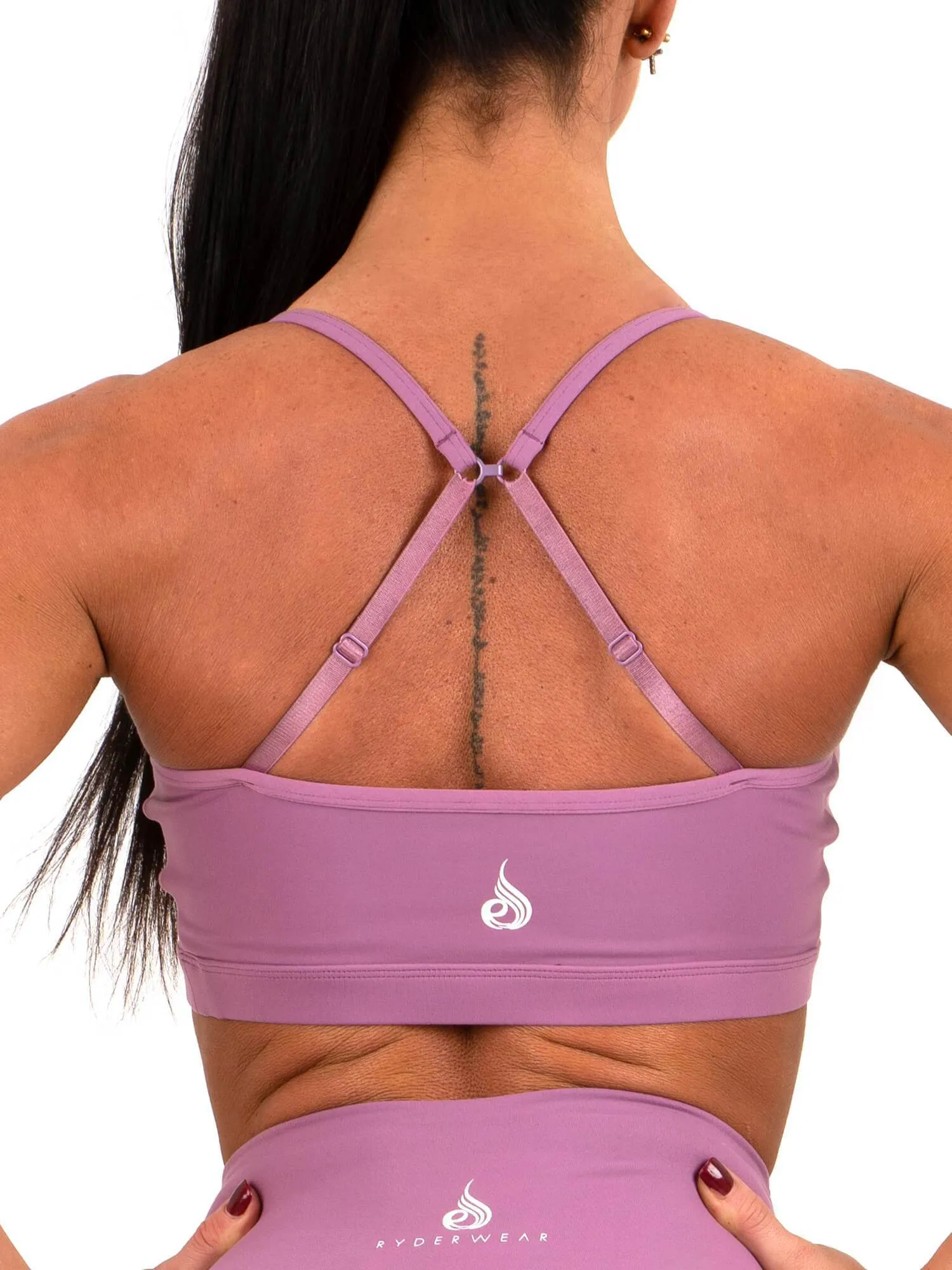 Staples Sports Bra - Purple All-Day Fabric Wire-Free Comfort