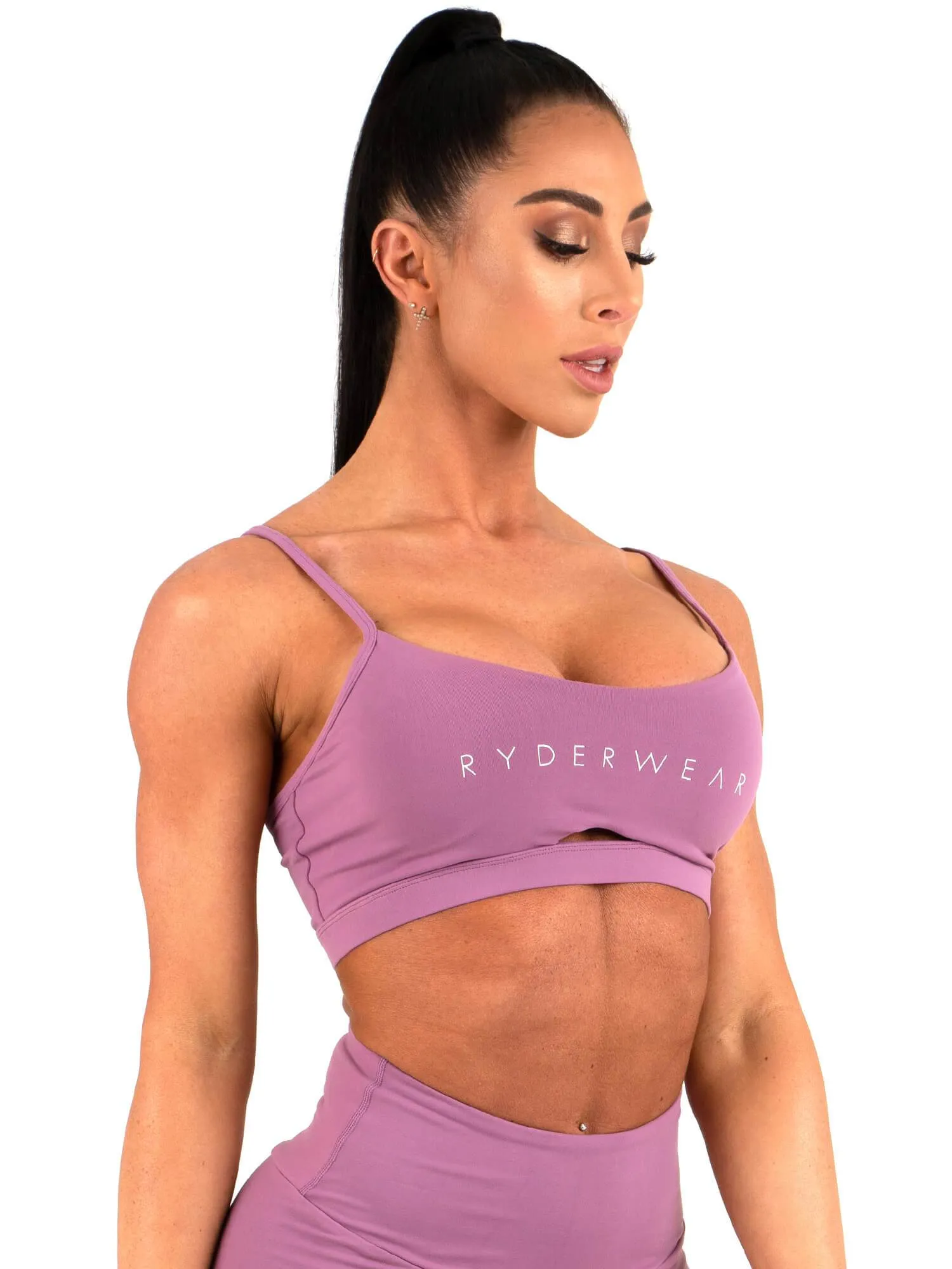 Staples Sports Bra - Purple Comfortable Hold
