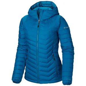 Preppy Columbia Women Blue Powder Lite Hooded Jacket