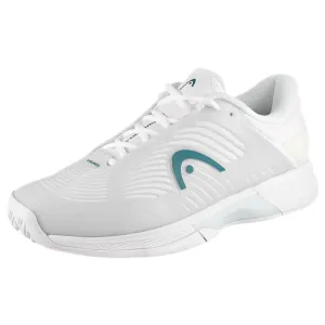 Head Women's Revolt Pro 4.5 - White/Twilight Blue Odor Control Technology Responsive Midsole