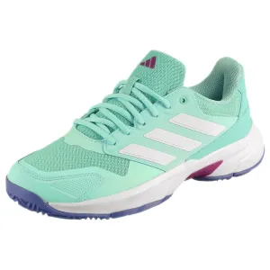 adidas Women's CourtJam Control 3 - Semi Flash Aqua/White Athletic Appeal
