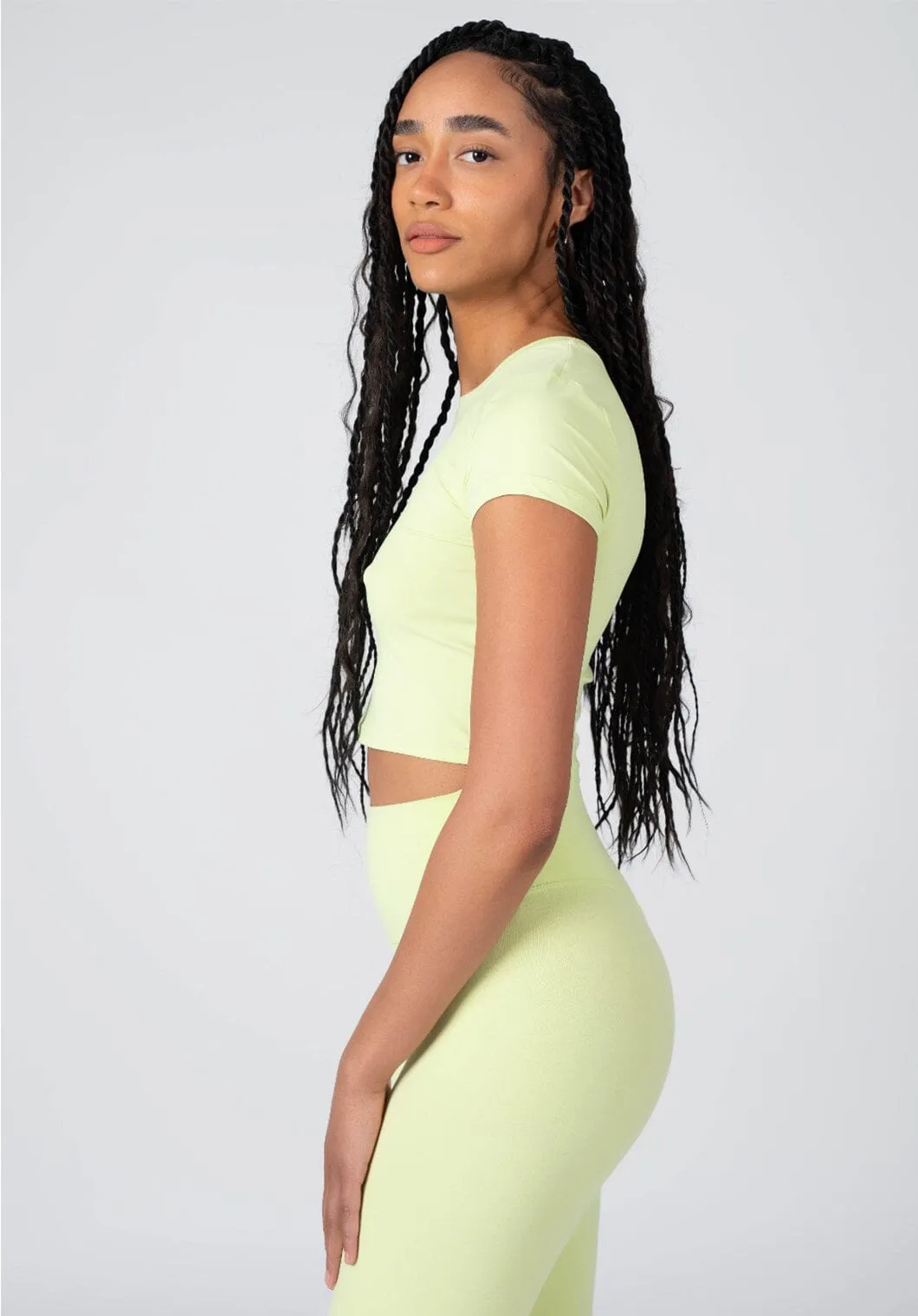 LiteSpeed Short Sleeve Crop Clover Basic Layer
