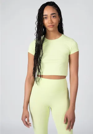 LiteSpeed Short Sleeve Crop Clover Active Layer Tight fit sexiness