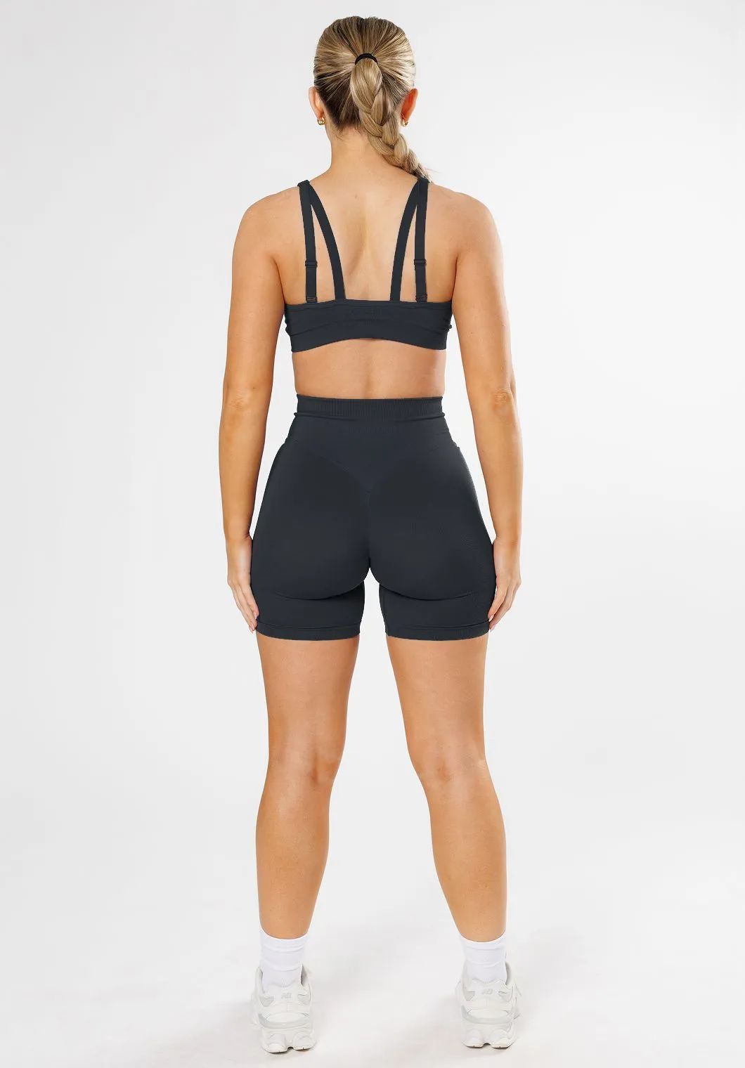 CurveFlex? Hourglass Sculptseam? Plus Seamless Shorts 6?? Black Cargo Pockets Daily Wear