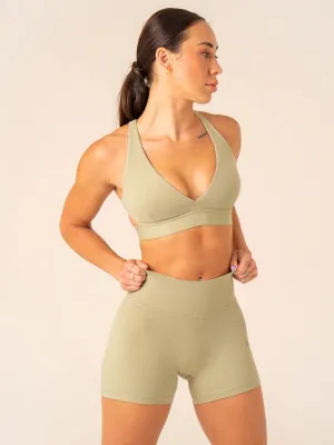 Prime Sports Bra - Olive Soft Touch