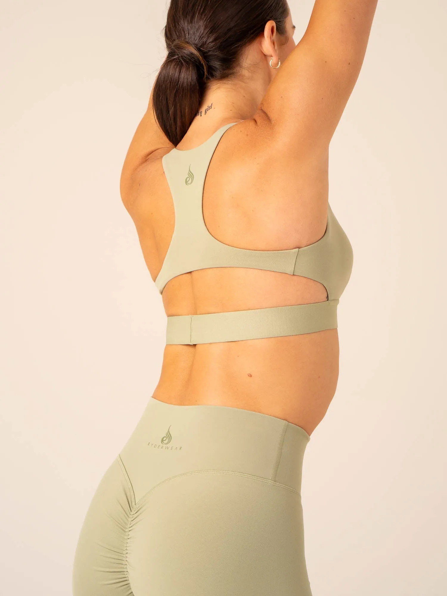 Wireless Support System adults Prime Sports Bra - Olive