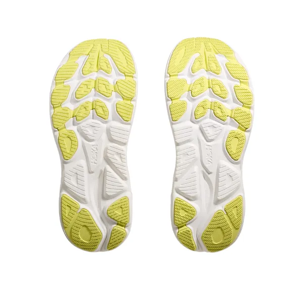 Hoka Women's Clifton 10 Wide Pink Lace Lock Mechanism