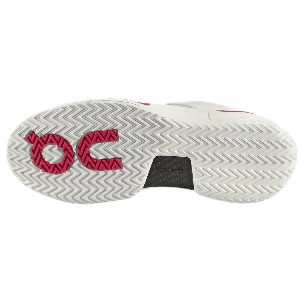 Seamless Upper Construction Gel Infused Heel Pad On Women's THE ROGER Pro 2 - White/Pink