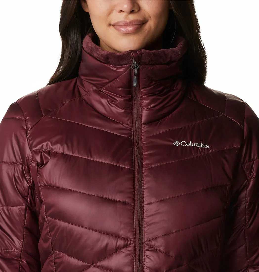 City Explorer Columbia Women Maroon Joy Peak Jacket