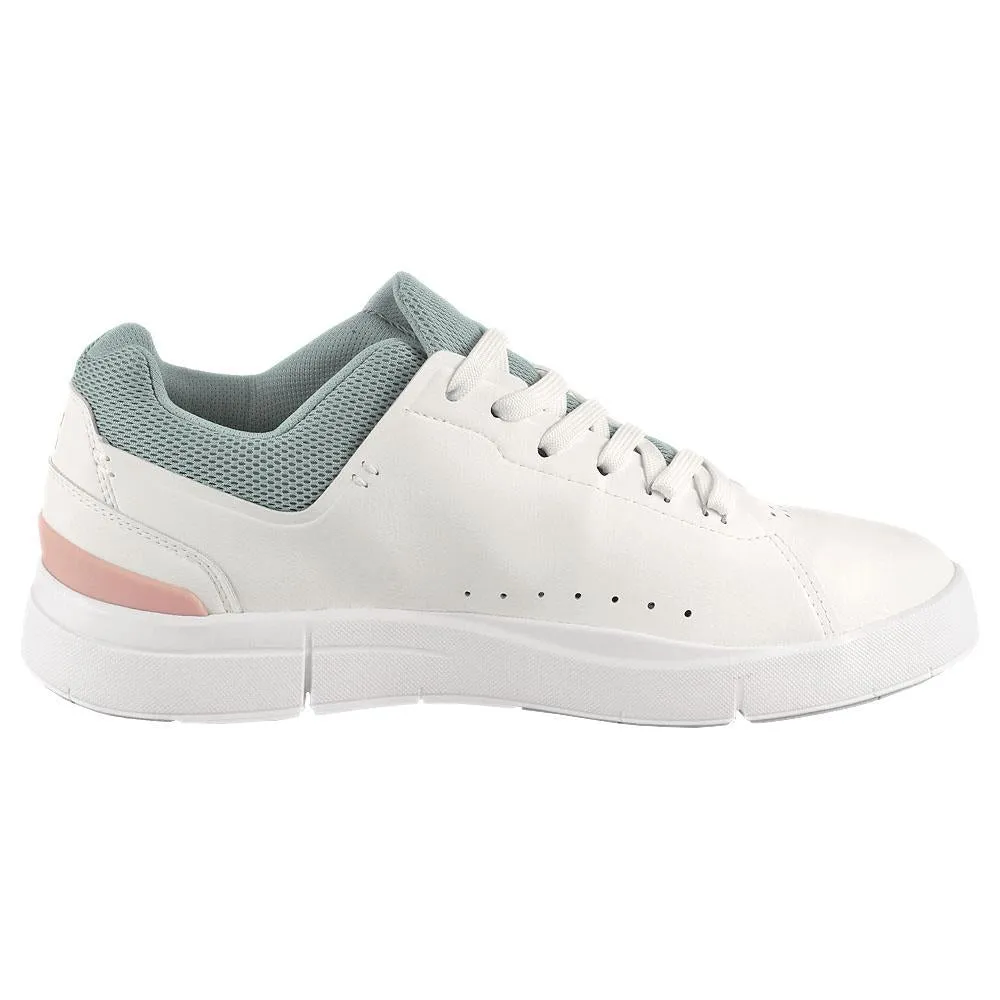 On Women's THE ROGER Advantage - White/Rosehip Seamless Insole Technology Thermoregulating Fabric