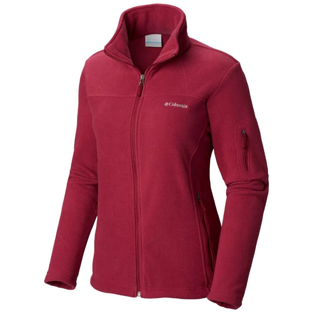 Columbia Women Purple Fast Trek II Jacket Storm Resistant Closure Budget - friendly
