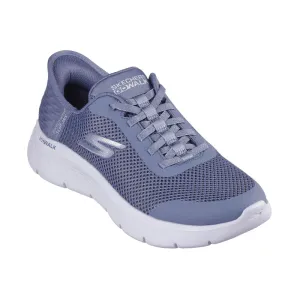 Sweat Resistant Indoor Fitness Women's Slip-ins Go Walk Flex Blue Textile/Trim
