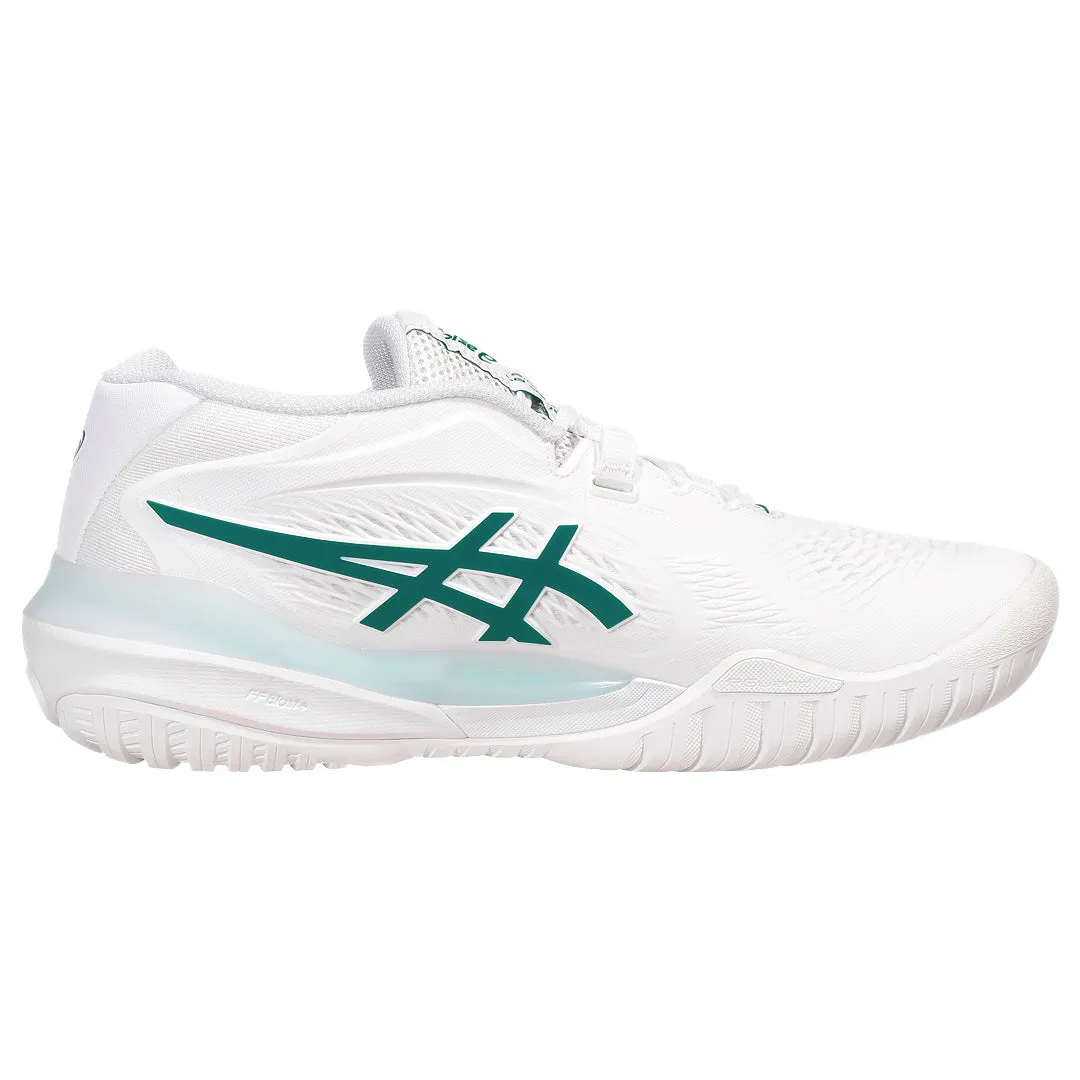 Asics Women's Gel-Resolution X - White/Pitch Green fitness enthusiasts Enhanced Lateral Stability