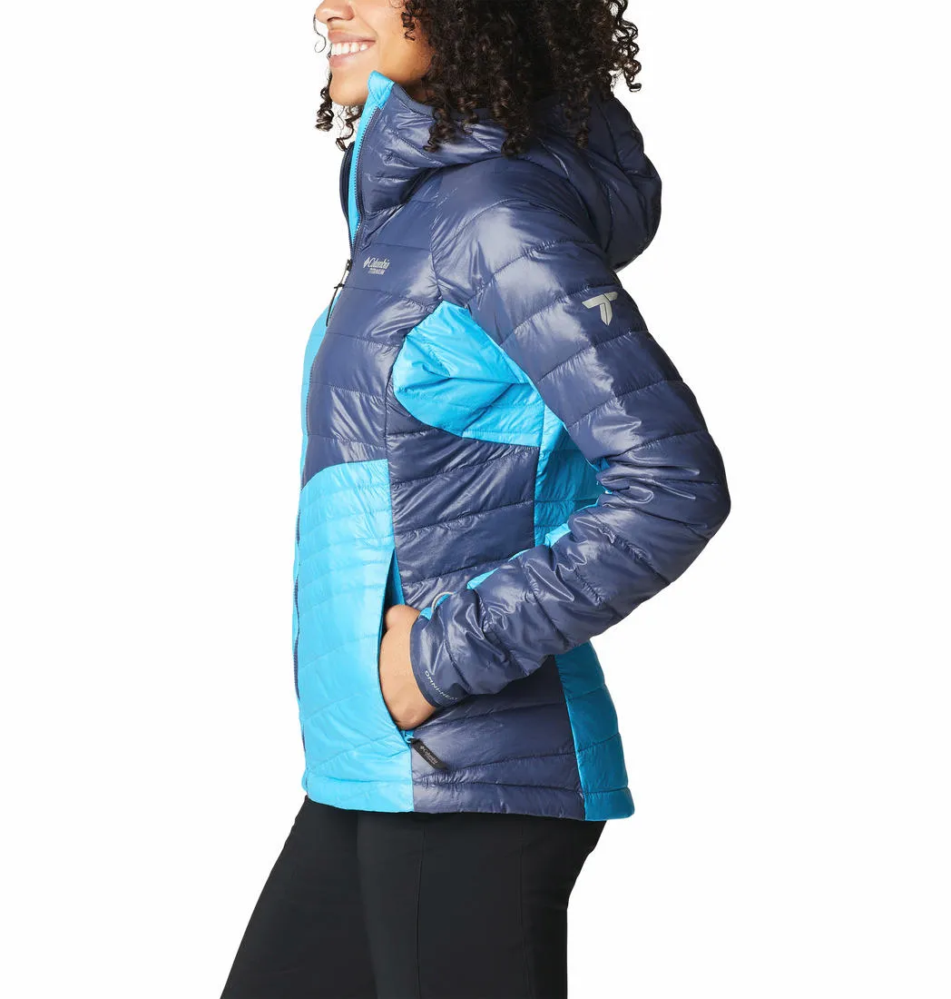 Essential Shield Discount Columbia Women Blue Platinum Peak Hooded Jacket