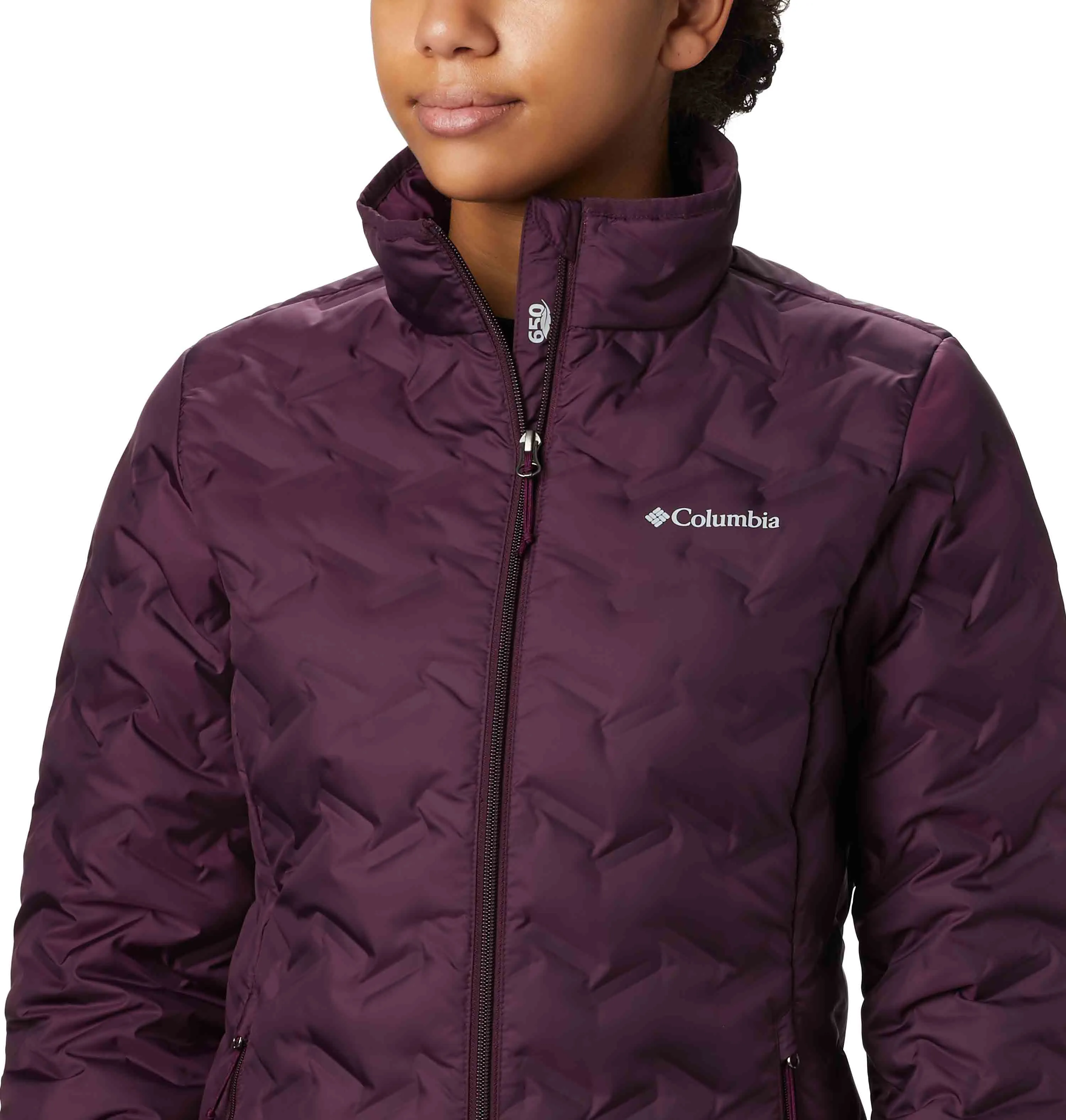 Columbia Women Maroon Delta Ridge Down Jacket online purchase Heavyweight